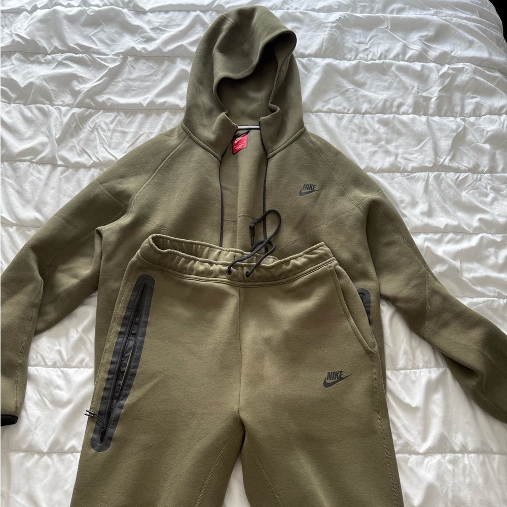 Nike Olive Green Hoodie and Joggers Set
